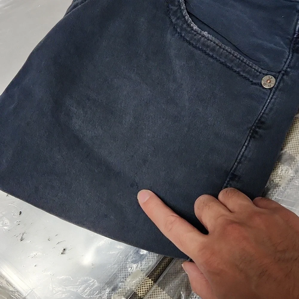 True Religion Ricky Short Men’s‎ 29 Washed Navy Cutoff Denim Jean Shorts